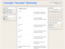 Tablet Screenshot of moodle.versme.org